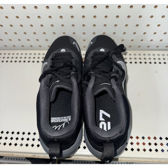 Nike Force Trout 9 Pro MCS Mens Molded Baseball Cleats Size 8.5 Black Gray White - Picture 2 of 8